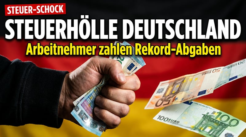 Steuerhölle Deutschland: Wie der Staat seinen fleißigen Bürgern gnadenlos in die Tasche greift