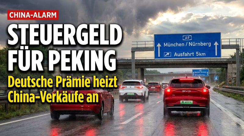Steuermilliarden für Pekings Stromer: Wie die deutsche E-Auto-Prämie zum Konjunkturprogramm für China verkommt