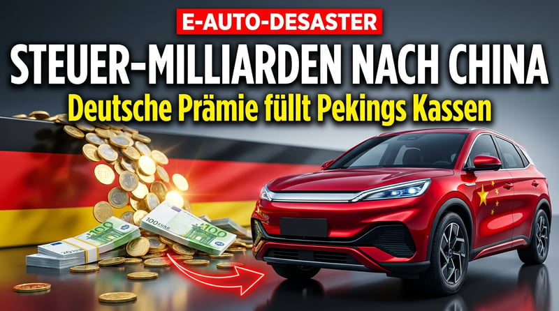 Steuermilliarden fürs Reich der Mitte: Wie Berlins E-Auto-Prämie direkt nach Peking fließt