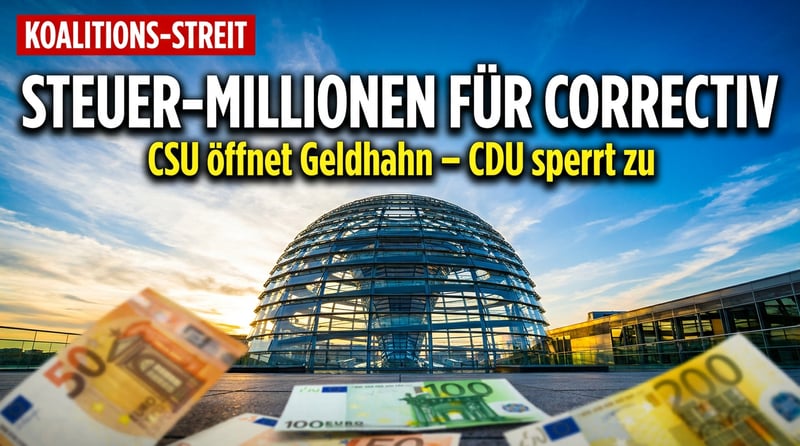Steuermillionen für „Correctiv“: Bär lässt es krachen, während Prien den Geldhahn zudrehen will