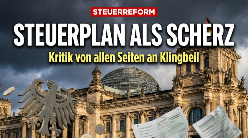 Steuerreform als „Scherz“: Klingbeil kassiert Kritik von allen Seiten