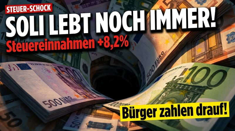 Steuerrekord auf Kosten der Bürger: Der Soli, der niemals sterben durfte