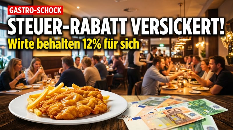 Steuersenkung in der Gastronomie: Wer profitiert wirklich vom Mehrwertsteuer-Rabatt?