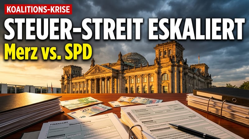 Steuerstreit in der Großen Koalition: Merz und Klingbeil liefern sich Scharmützel um den Spitzensteuersatz