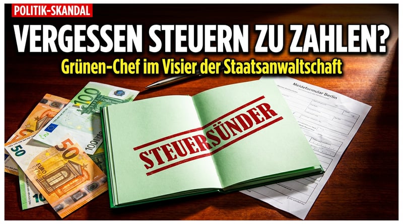 Steuersünder in Grün: Wie ein Parteichef das Ummelden „vergaß" – und damit die ganze Doppelmoral entlarvt