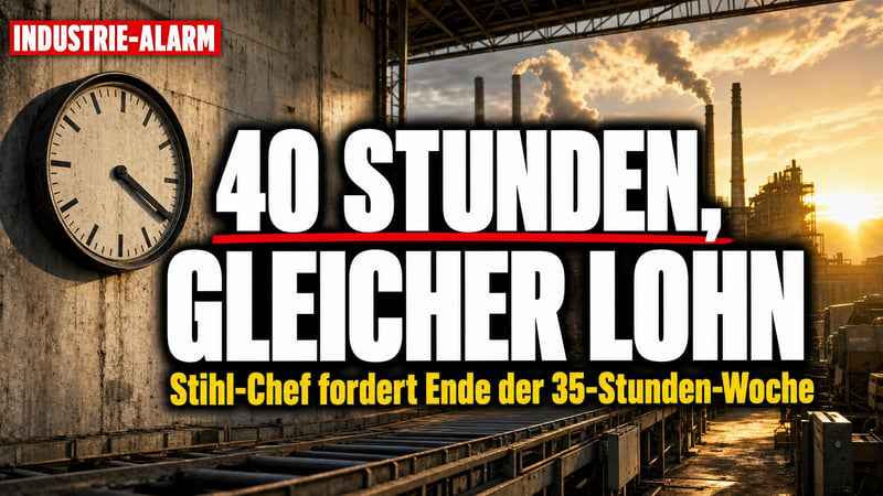 Stihl-Chef: 40 Stunden arbeiten – für den gleichen Lohn!