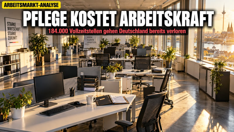 Stille Helden, leere Büros: Pflege frisst Deutschlands Arbeitskraft!