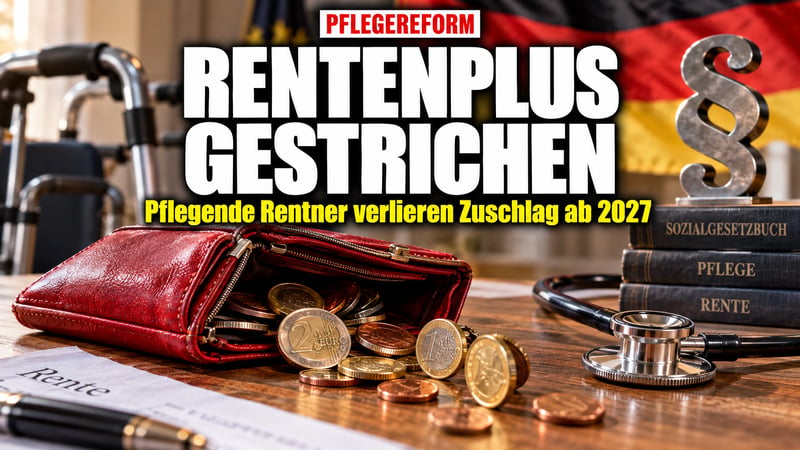 Stille Helden zur Kasse: Pflegende Rentner verlieren ihr Rentenplus