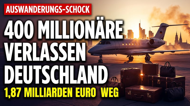 Stille Kapitulation der Leistungsträger: 400 Millionäre kehren Deutschland 2025 den Rücken