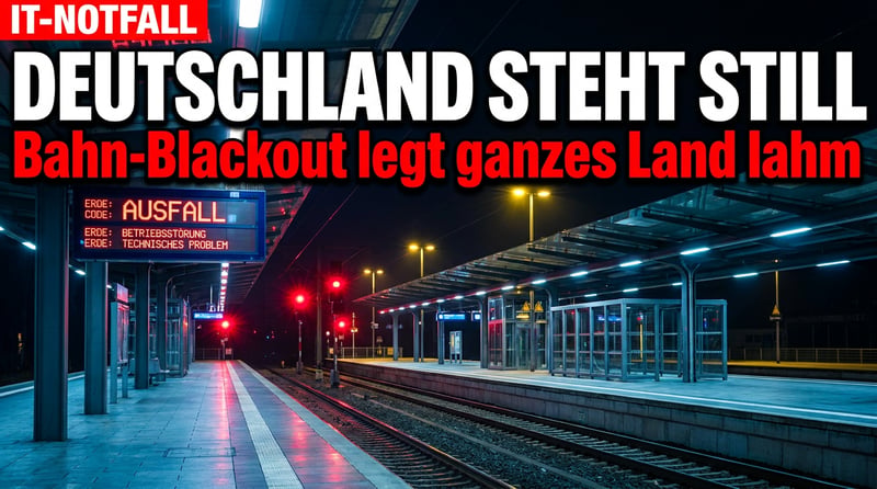 Stillstand auf Schienen: Wie ein einziges fehlgeschlagenes Update ganz Deutschland lahmlegte
