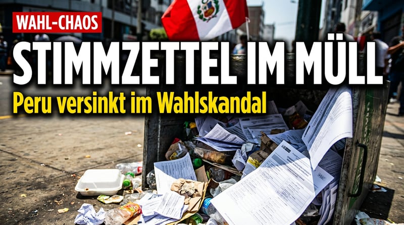 Stimmzettel im Müll: Perus Präsidentschaftswahl versinkt im Chaos
