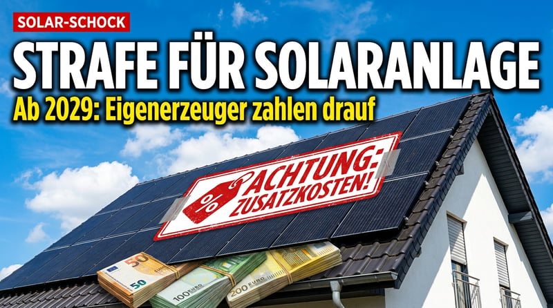 Strafgebühr für Solar-Pioniere: Wer auf eigene Energie setzt, soll künftig draufzahlen