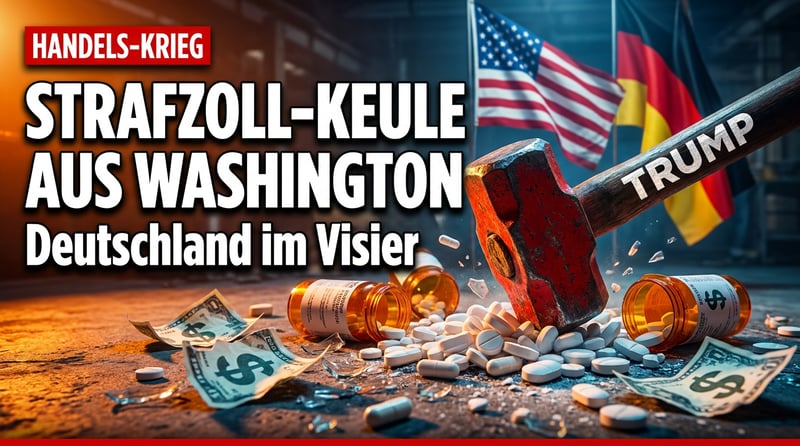 Strafzoll-Keule aus Washington: Wie Trump Deutschland wegen Medikamentenpreisen unter Druck setzt