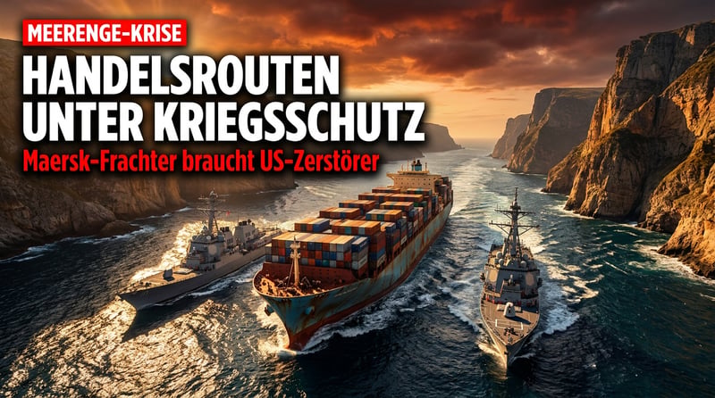 Strait of Hormuz: Wenn Containerschiffe Geleitschutz brauchen, ist die Welt aus den Fugen