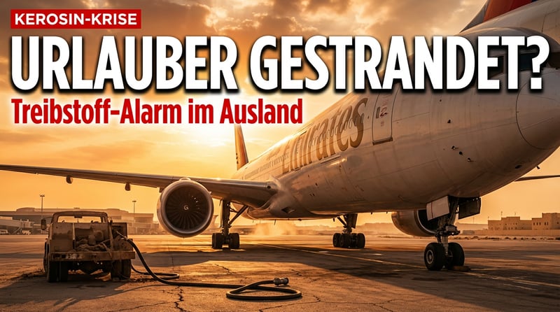 Strandet der deutsche Urlauber bald im Ausland? Politik warnt vor Kerosin-Engpass