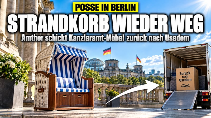 Strandkorb-Posse im Kanzleramt: Amthor schickt sein Heimat-Möbel weg!