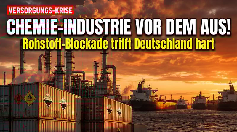 Straße von Hormus blockiert: Deutsche Chemieindustrie steht vor dem Abgrund