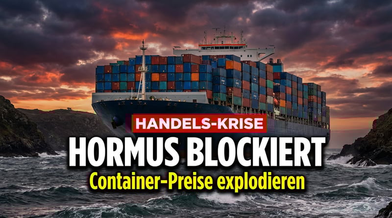 Straße von Hormus blockiert: Kriegszuschläge der Reedereien treiben Preise in die Höhe – und Deutschland zahlt die Zeche