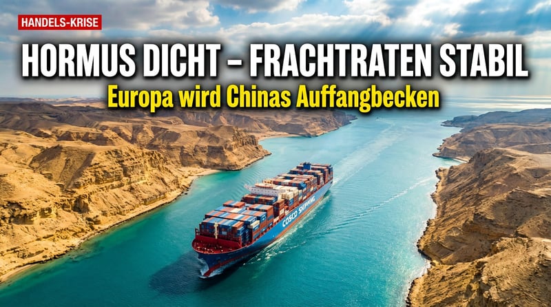 Straße von Hormus blockiert – und die Containerschifffahrt zuckt kaum mit der Wimper