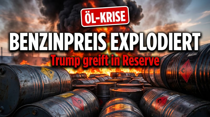 Strategische Ölreserve als Notnagel: Trump muss 53 Millionen Barrel verleihen – Benzinpreise explodieren