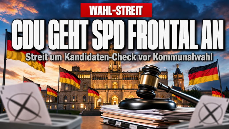 Streit um Kandidaten-Check: CDU-Chef geht auf SPD-Ministerin los