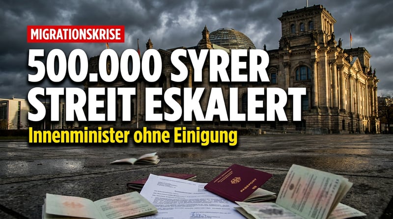 Streit ums Bleiberecht: 500.000 Syrer und ein politisches Versagen mit Ansage