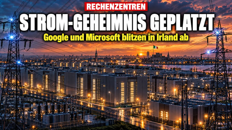 Strom-Geheimnis geplatzt: Google und Microsoft blitzen in Irland ab!
