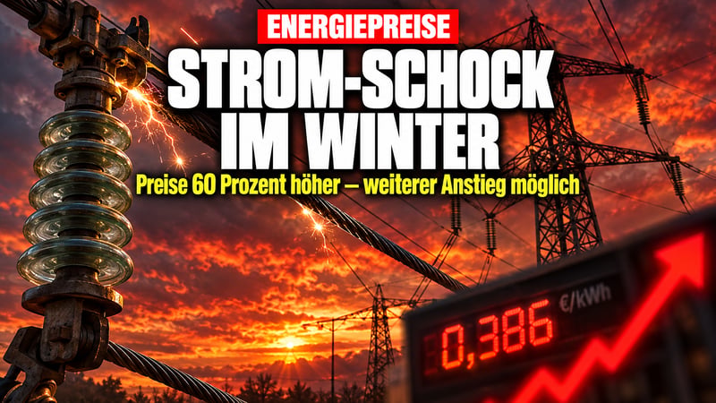 Strom-Schock im Winter: 60 Prozent teurer – und es kann noch schlimmer kommen
