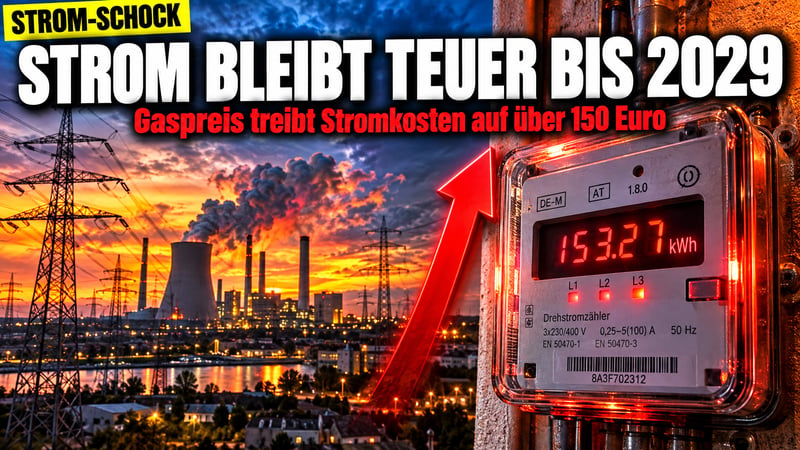 Strom-Schock ohne Ende: Experte sieht Entspannung erst 2029!