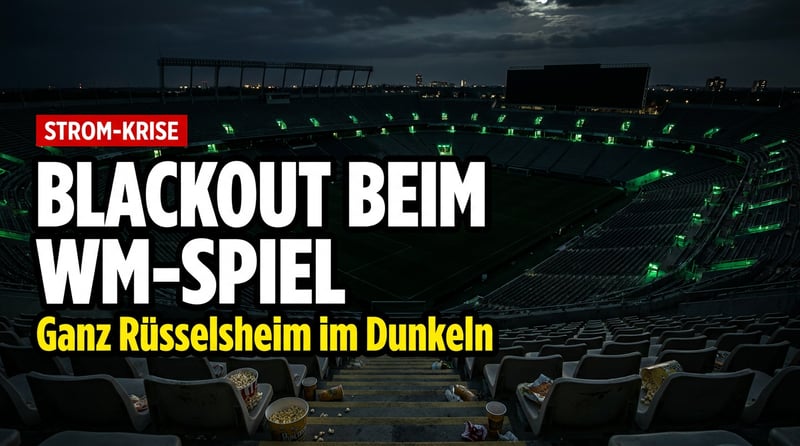 Stromausfall mitten im WM-Spiel: Wenn das Lichterlöschen zum Sinnbild der deutschen Energiepolitik wird