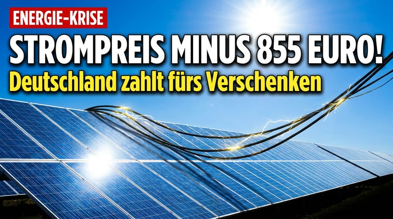 Stromchaos im Mai: Wenn Sonnenenergie zur Belastung wird und Deutschland für seinen Strom auch noch zahlt