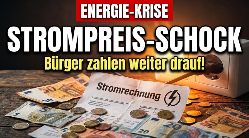 Strompreise sinken – doch der Bürger zahlt weiterhin viel zu viel