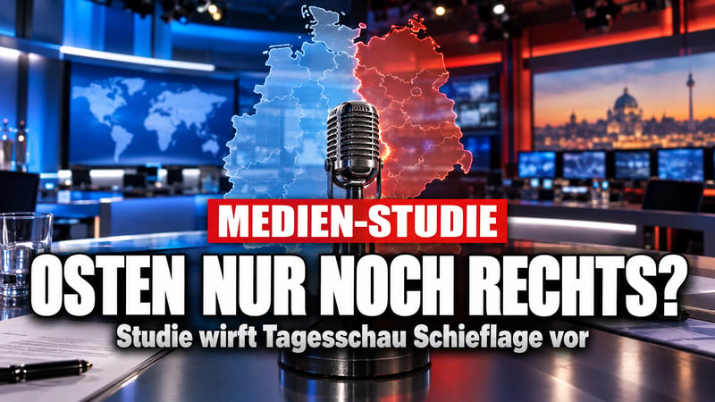 Studie zur „Tagesschau“: Im Osten nur Rechte, im Westen die Wirtschaft?