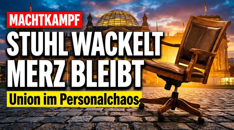 Stuhl wackelt, Kanzler bleibt: Warum das Personalkarussell der Union am eigentlichen Problem vorbeidreht