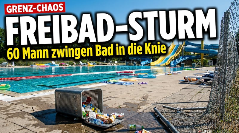 Sturm aufs Freibad: Wenn 60 „Männer aus Frankreich“ ein badisches Schwimmbad in die Knie zwingen