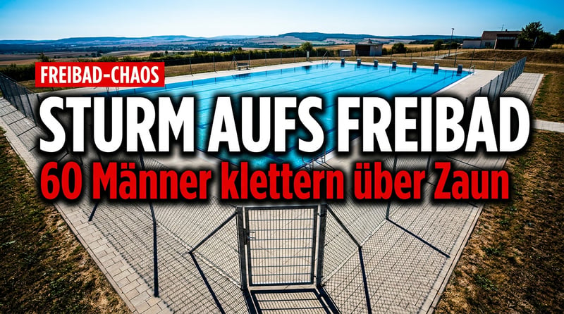 Sturm aufs Freibad: Wenn 60 Männer den deutschen Rechtsstaat verhöhnen