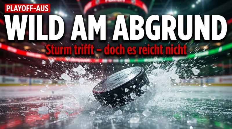 Sturm-Treffer reicht nicht: Minnesota Wild stehen am Abgrund der NHL-Playoffs