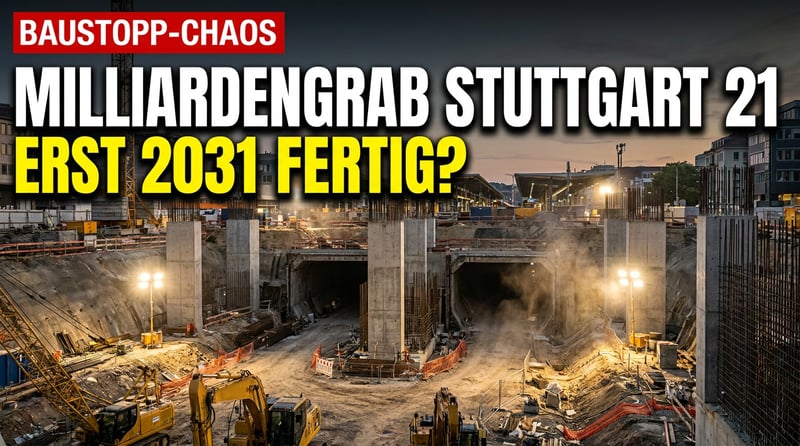 Stuttgart 21: Das Milliardengrab, das niemals fertig wird – jetzt erst Ende 2031?