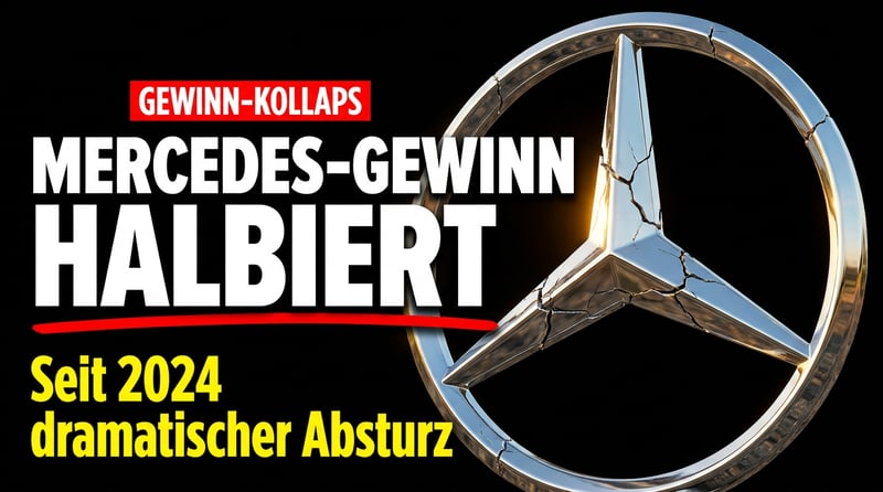 Stuttgarter Sternschnuppe: Mercedes-Gewinn bricht erneut massiv ein – seit 2024 halbiert