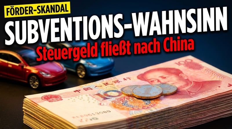 Subventions-Posse: Wie Berlins E-Auto-Prämie deutsche Steuermilliarden nach China umleitet