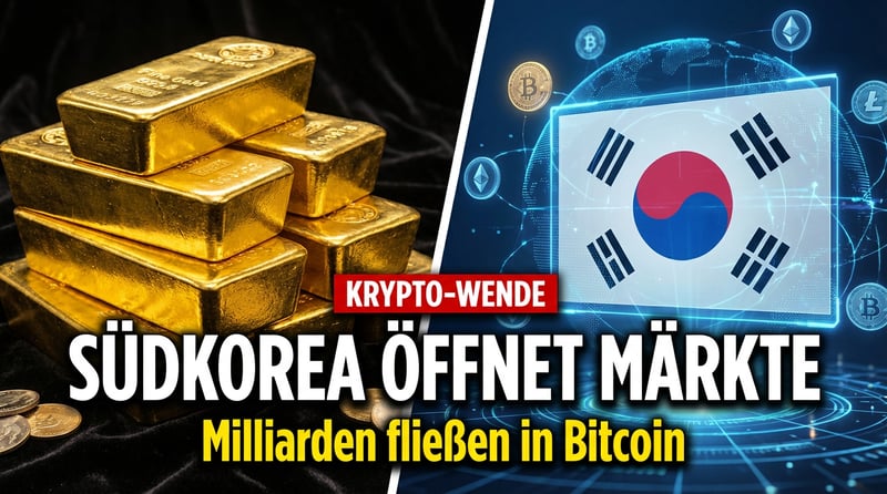 Südkorea öffnet Krypto-Märkte für Unternehmen: Ende eines neunjährigen Verbots