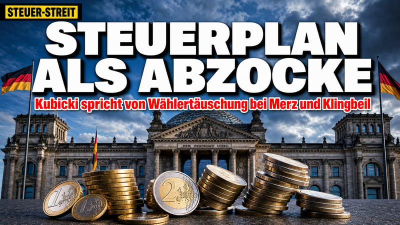 „Sünde an der Demokratie“: Kubicki zerlegt die Steuerpläne von Merz