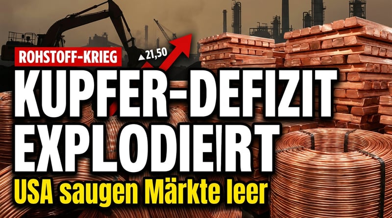 Super-Squeeze beim roten Gold: Wie Kupfer zur strategischen Waffe der Großmächte wird