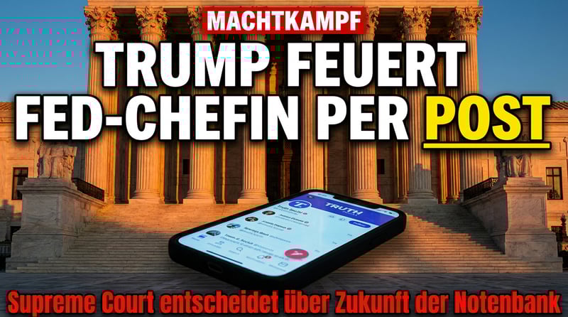 Supreme Court prüft Trumps Entlassung der Fed-Gouverneurin per Social Media