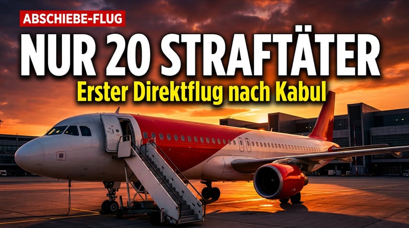 Symbolpolitik im Wahljahr: Ganze 20 Straftäter nach Afghanistan abgeschoben