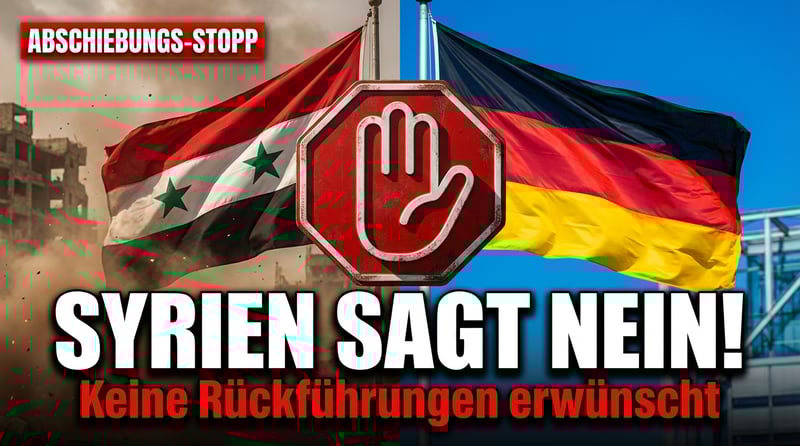 Syrien bittet Deutschland: Schickt eure kriminellen Landsleute bloß nicht zurück!
