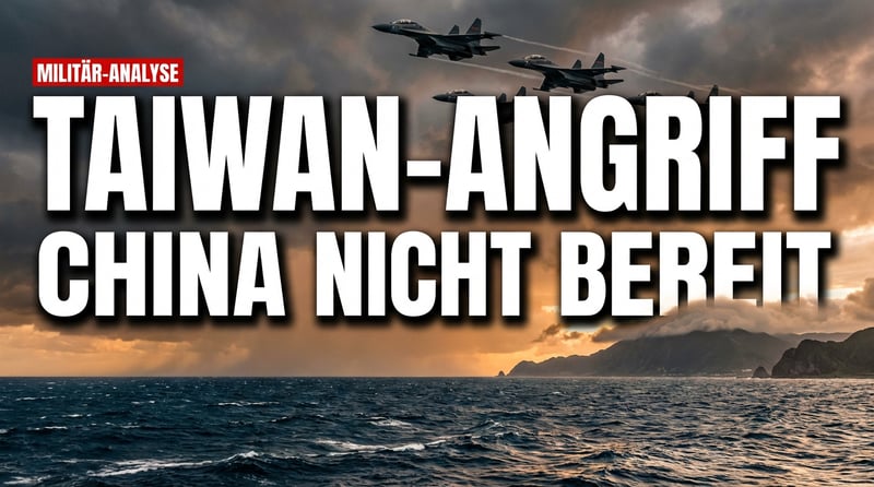Taiwan im Visier: Chinas Militär noch weit von einem Blitzangriff entfernt