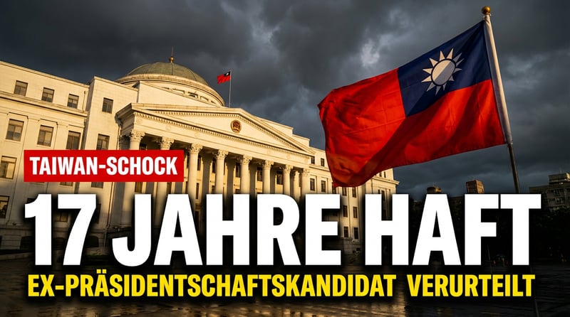 Taiwans politische Bühne bebt: Ex-Präsidentschaftskandidat zu 17 Jahren Haft verurteilt