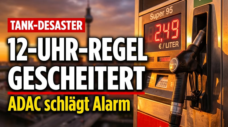 Tank-Frust an der Zapfsäule: Berlins 12-Uhr-Regel entpuppt sich als Flop