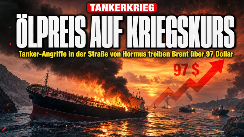 Tankerkrieg am Hormus: Ölpreis klettert Richtung 100 Dollar